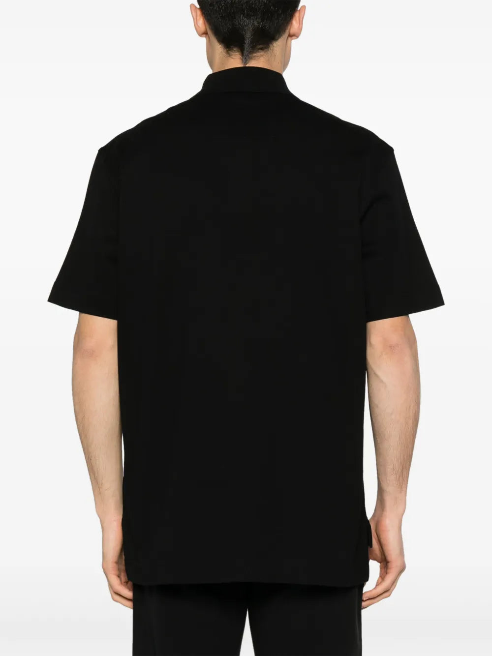 Givenchy Black Minimalist Polo Shirt with Signature Logo