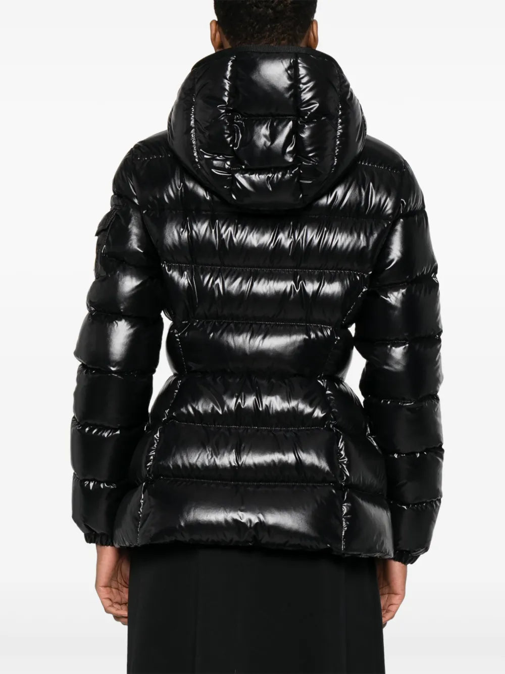 Glossy Hooded Puffer Jacket