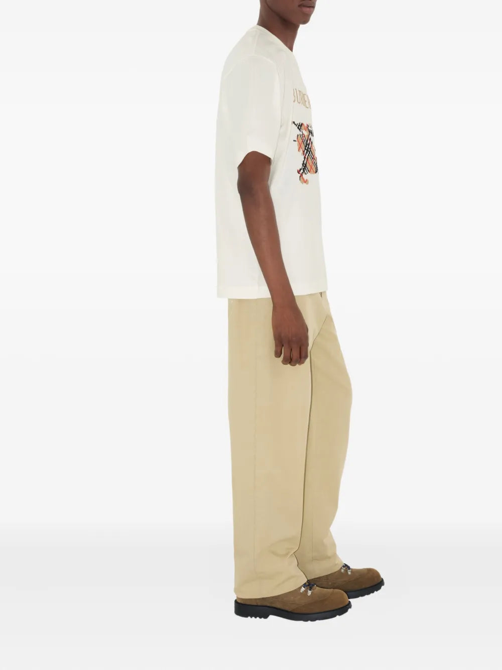 White EKD Embroidered T-Shirt