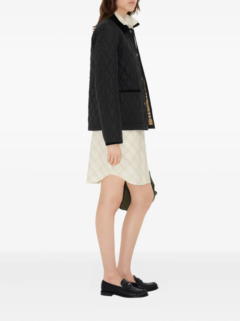 Quilted Jacket-Black