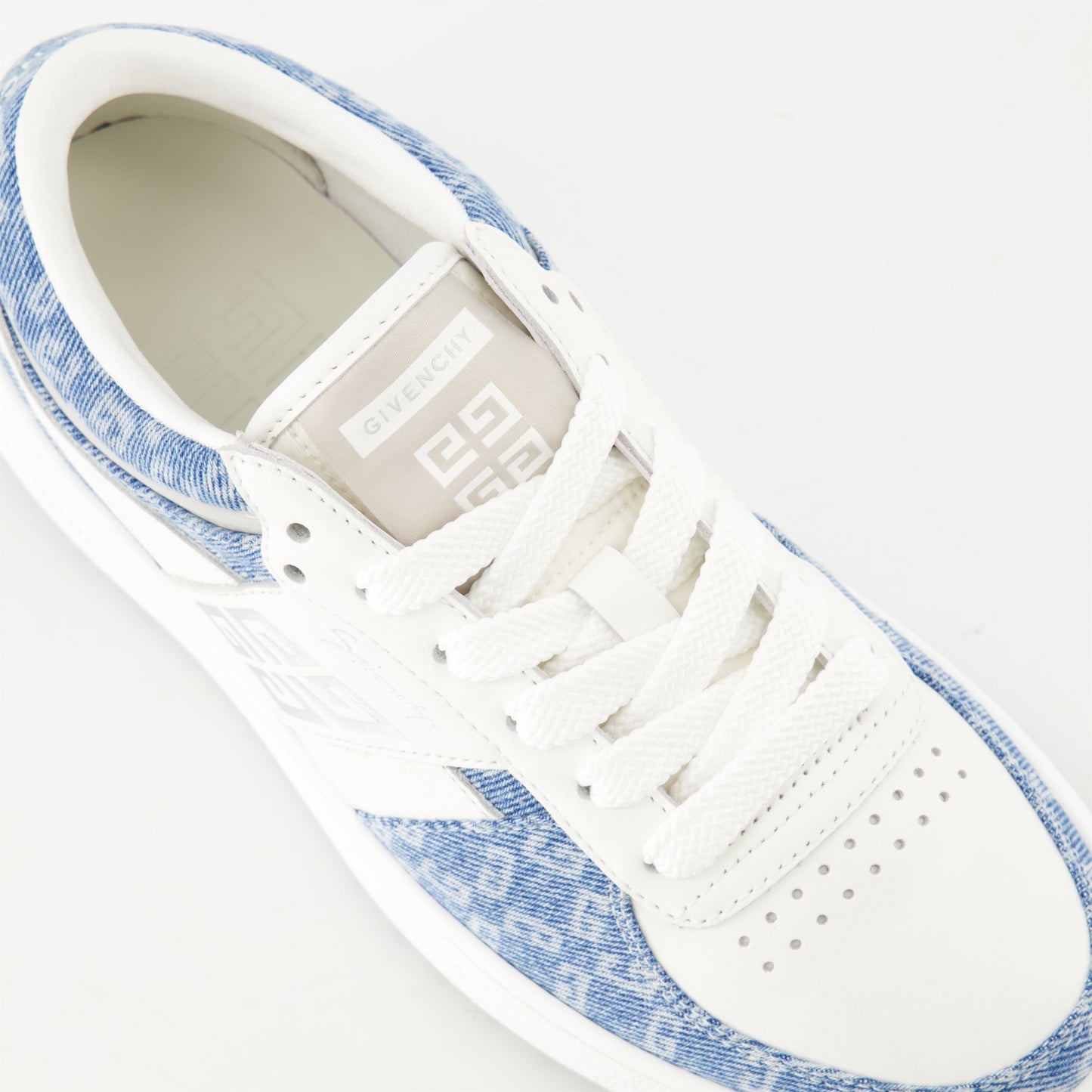 Denim Panel Sneakers