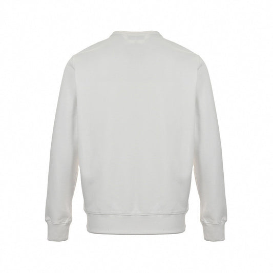 Thomas Bear Checked Applique Sweatshirt | White