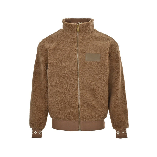Teddy Fleece Stand-Collar Jacket