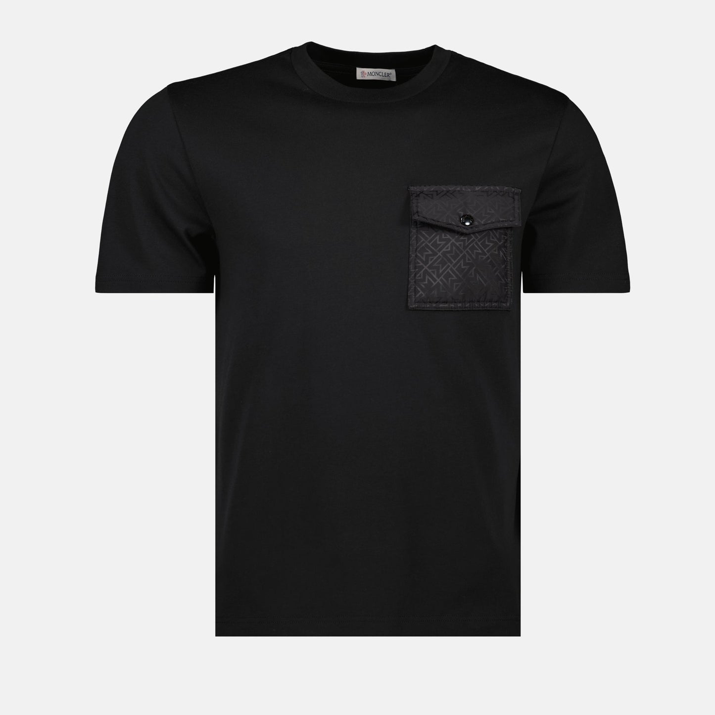 Black Monogram Pocket T-Shirt