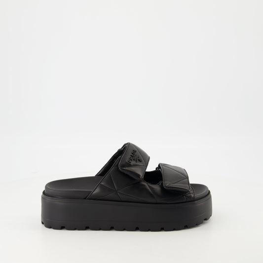 Quilted Platform Sandals