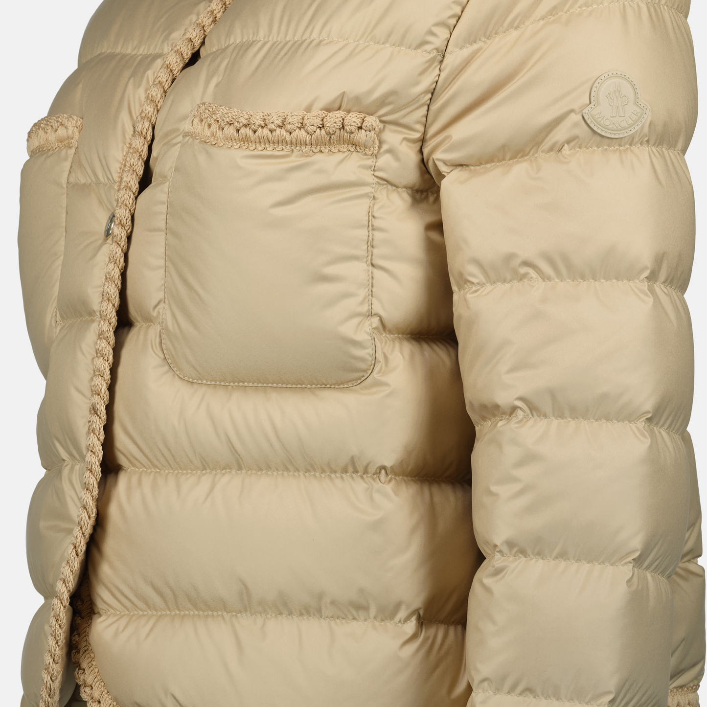 Cropped Quilted Down Jacket