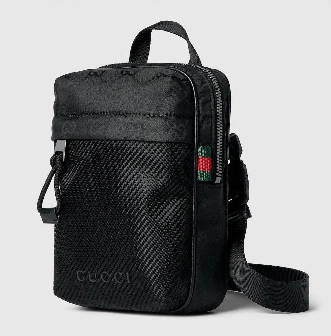 Mini Black Crossbody Utility Bag