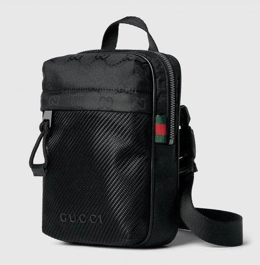 Mini Black Crossbody Utility Bag