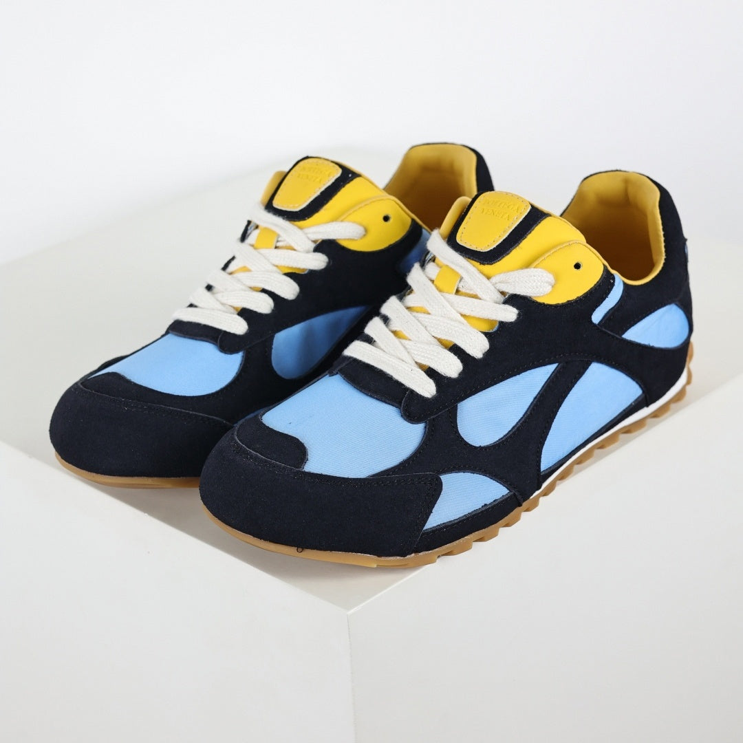 Orbit Flash Sneakers in Navy, Light Blue & Yellow