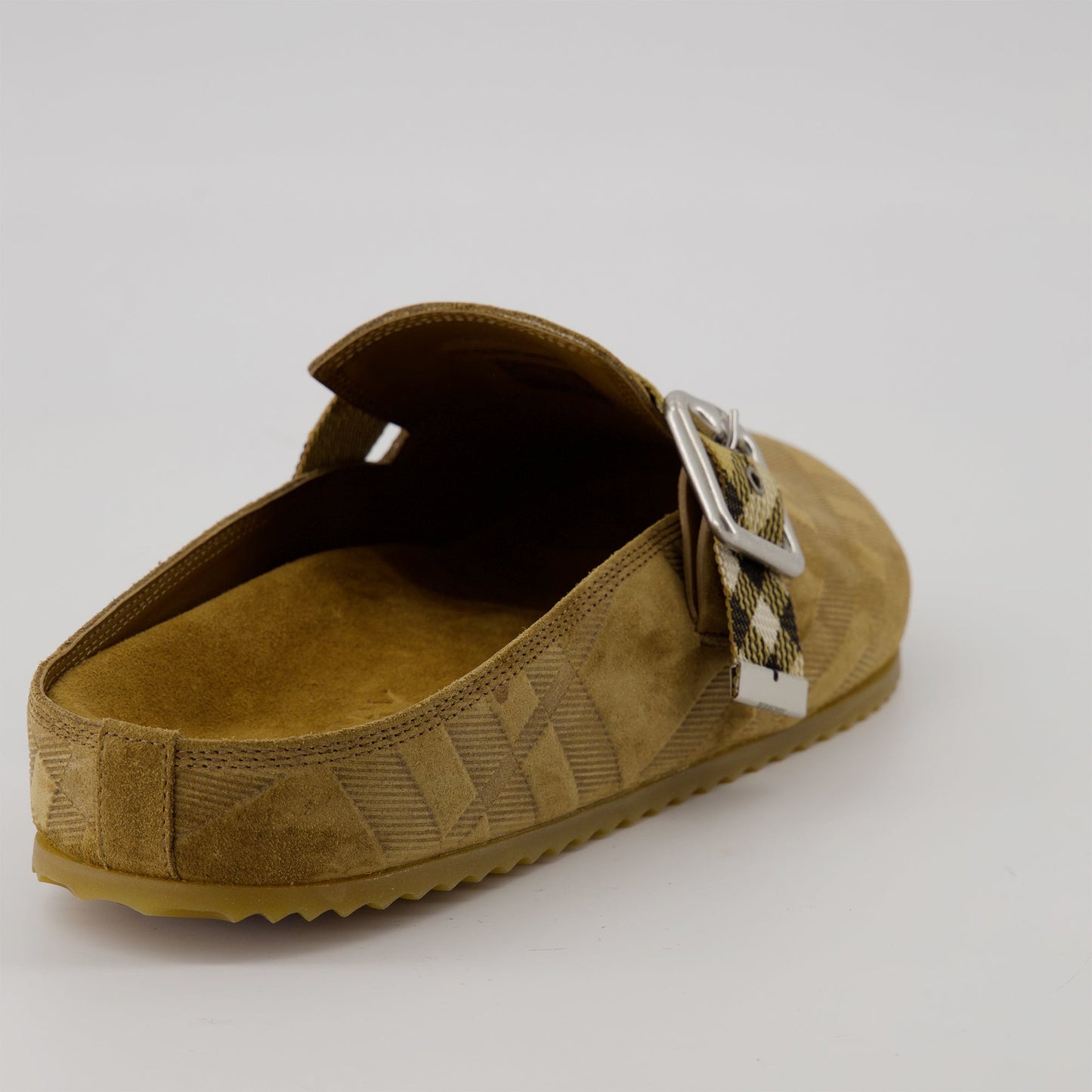 Check Buckle Clogs