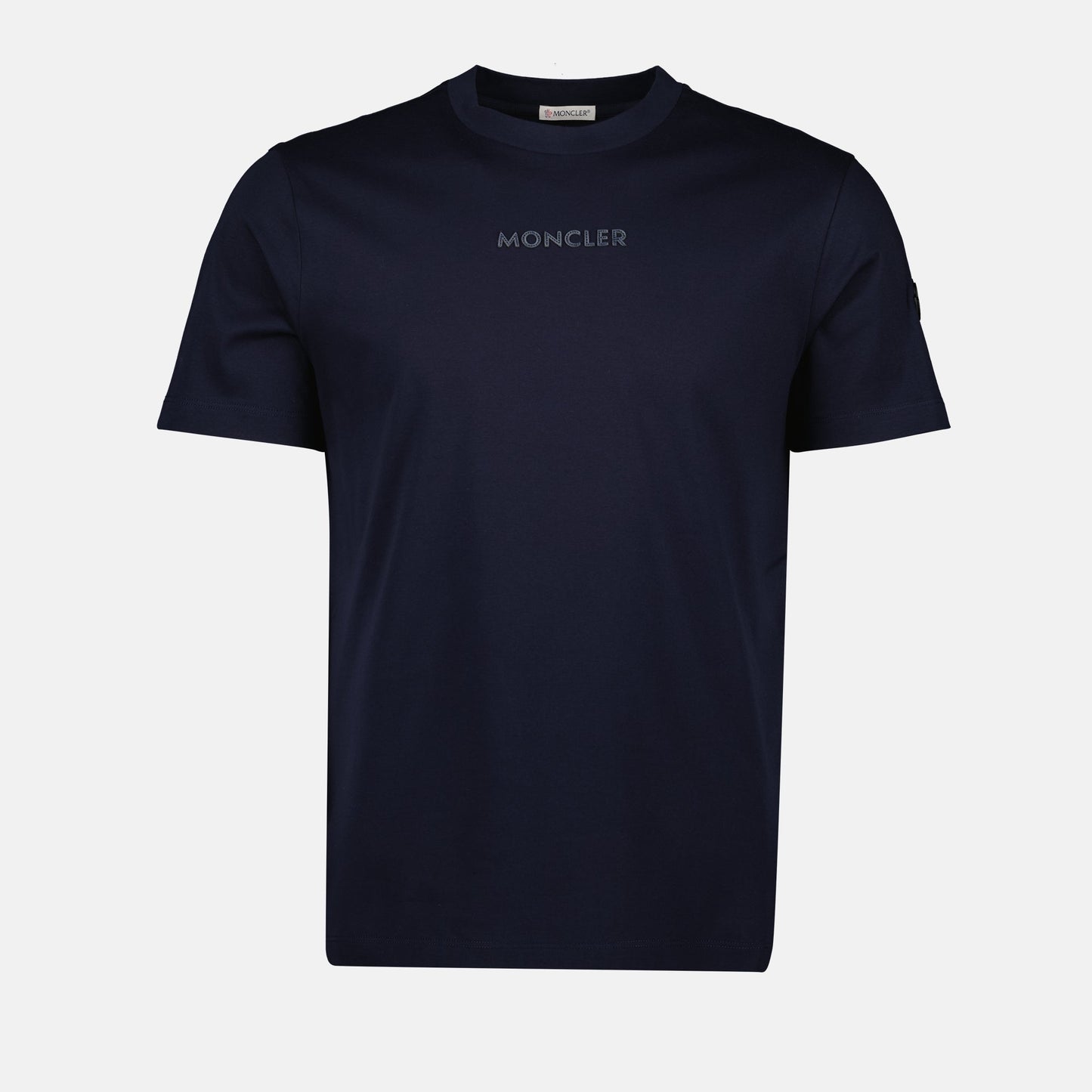 Navy Blue Logo Lettering T-Shirt