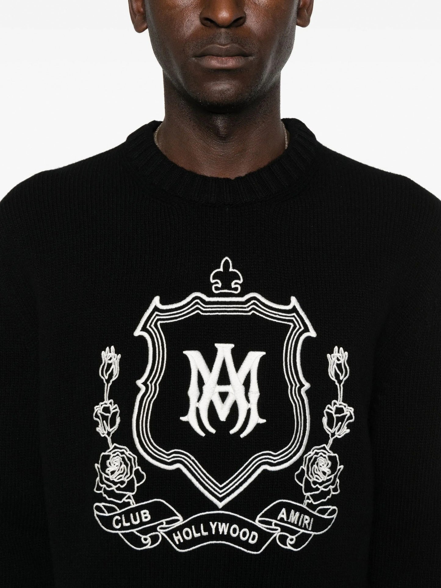 Club Hollywood Crest-Print Cotton Sweatshirt