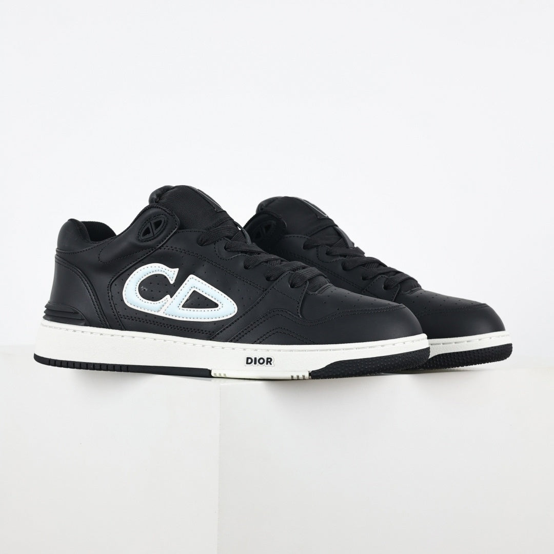 B57 Low-Top Sneaker – Black with Ice Blue CD Signature