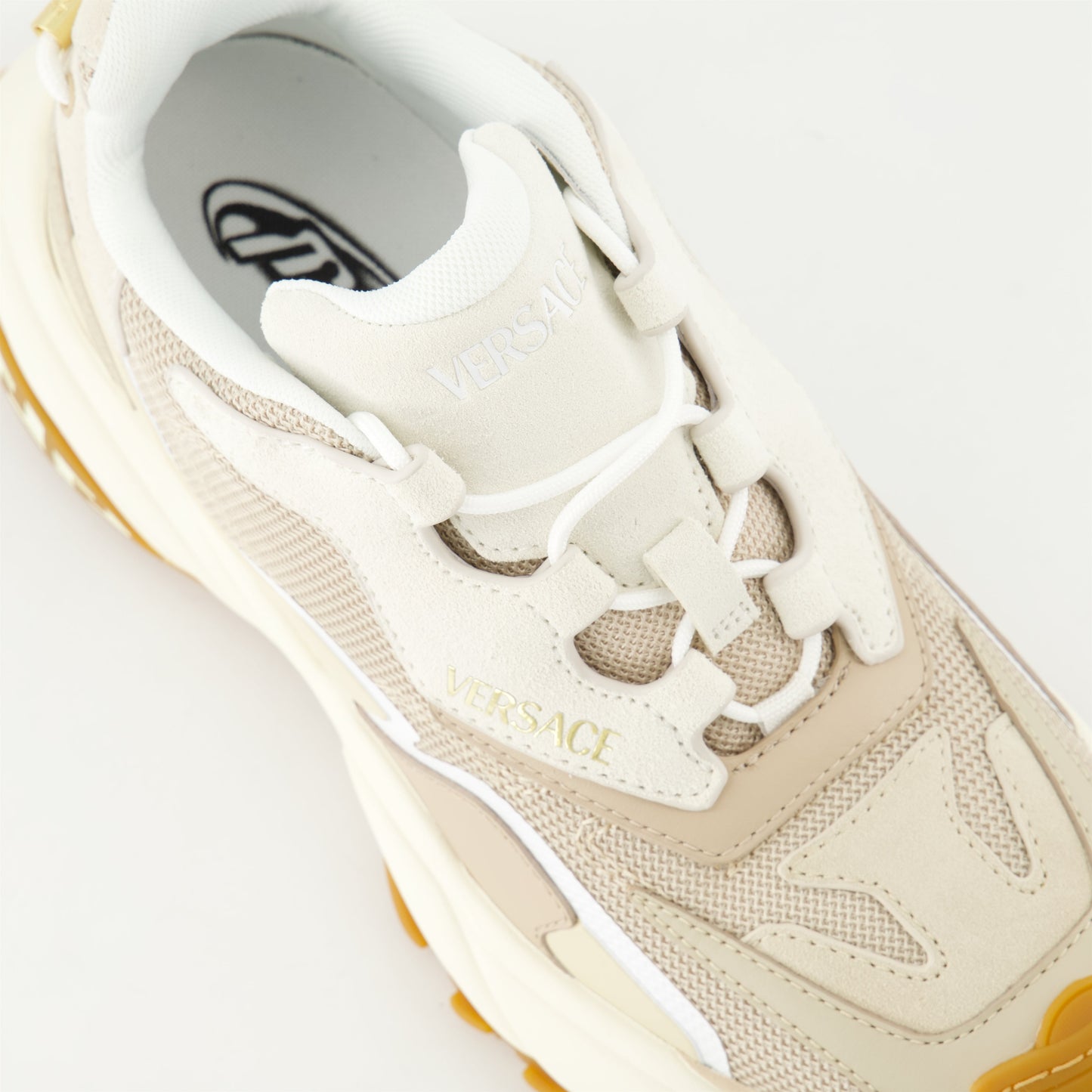 Beige Chunky Runner Sneakers