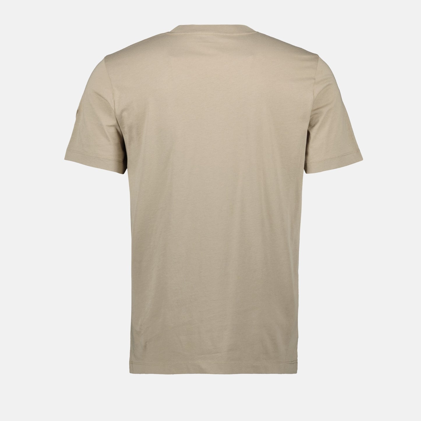 Beige Blurred Logo T-Shirt