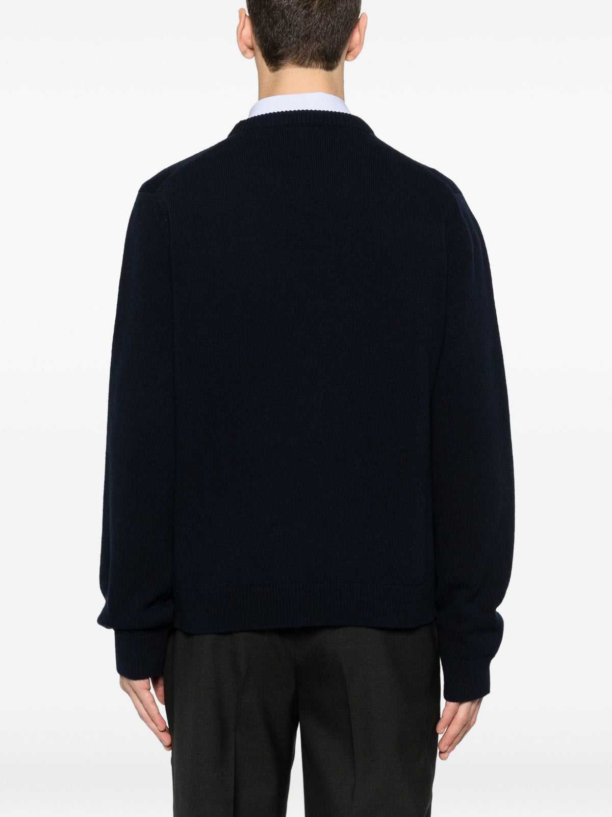 Logo-Detail Crewneck Sweater