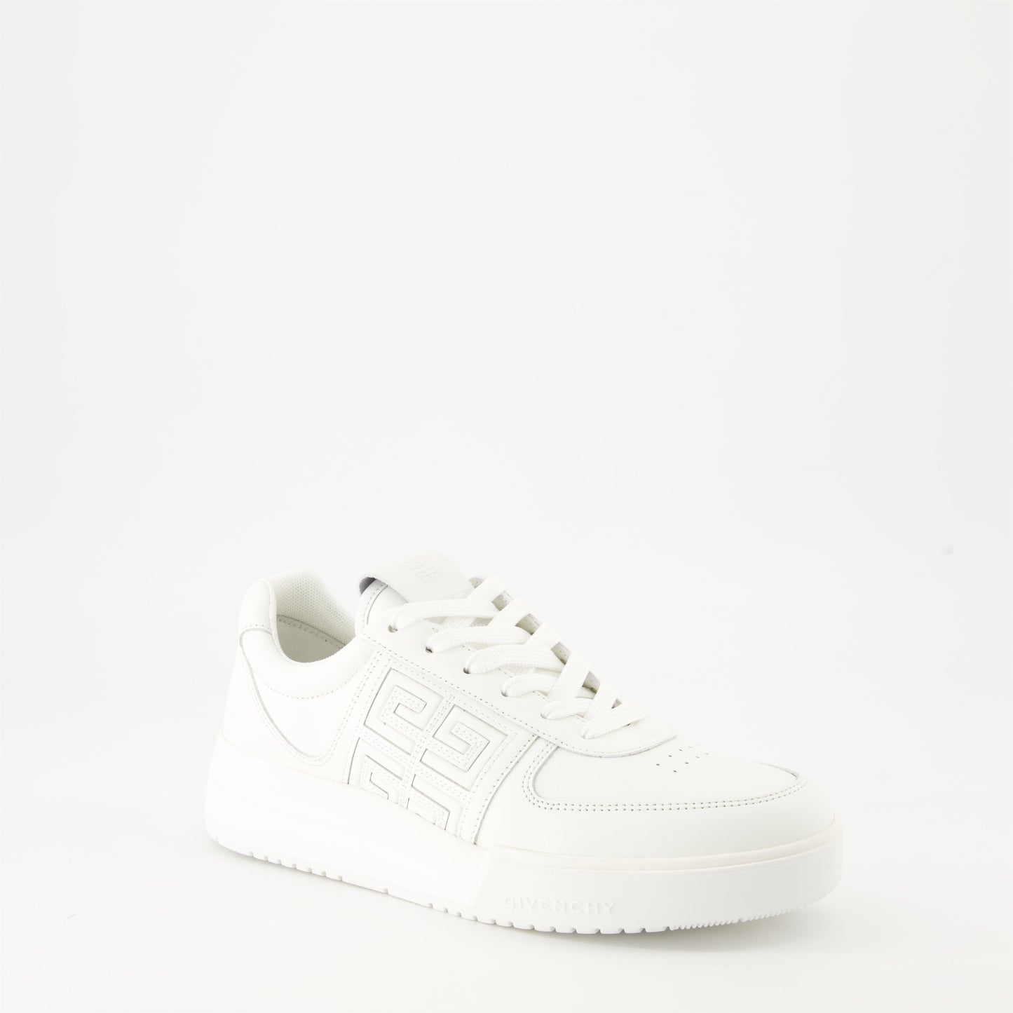 White Monogram Sneakers