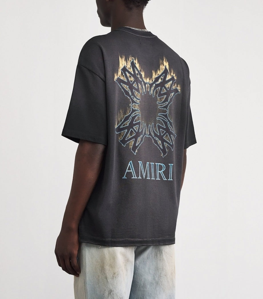 MA Quad Flames Oversized Cotton T-Shirt
