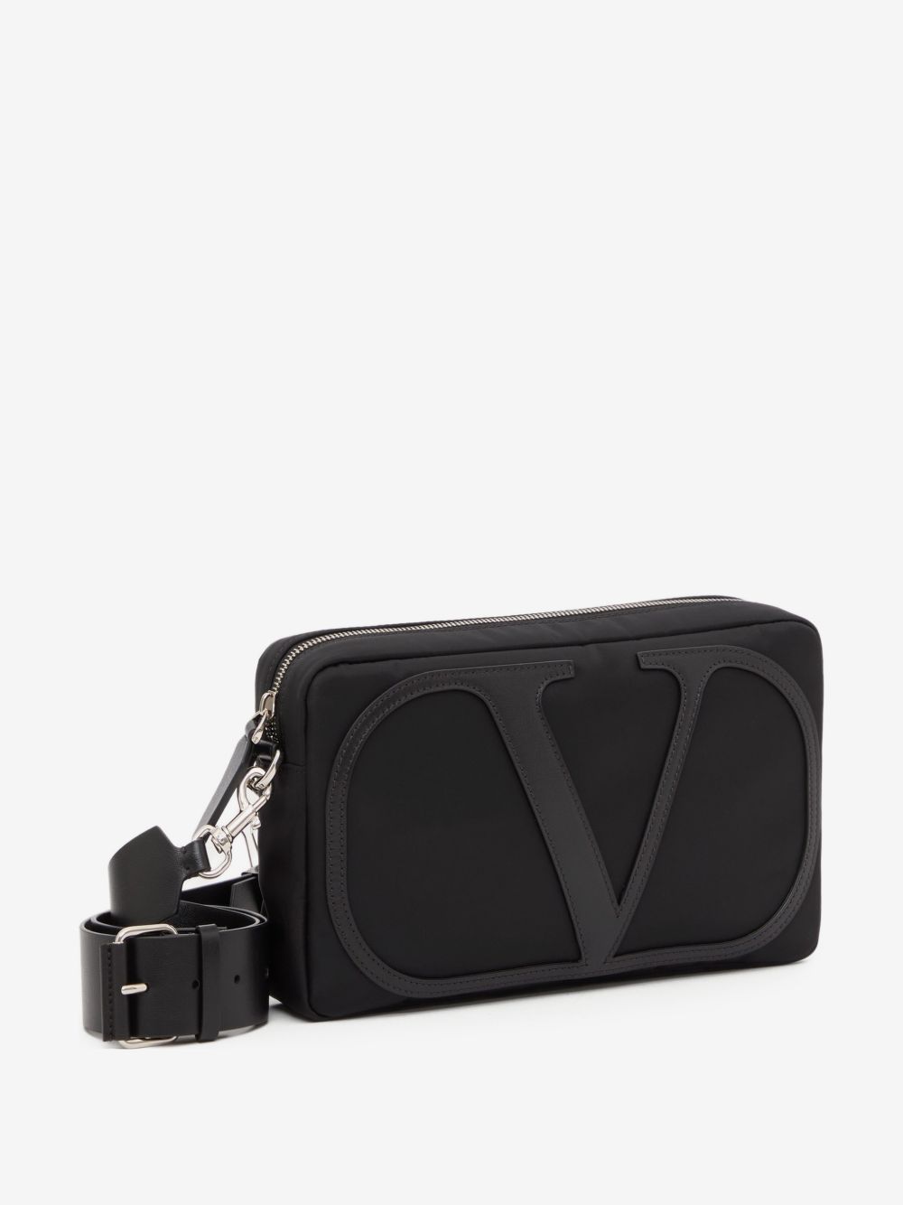 Crossbody Bag with Leather VLogo