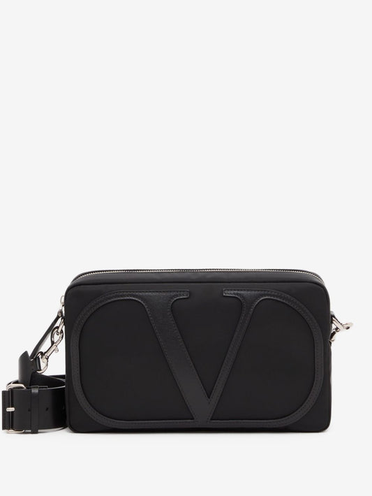 Crossbody Bag with Leather VLogo