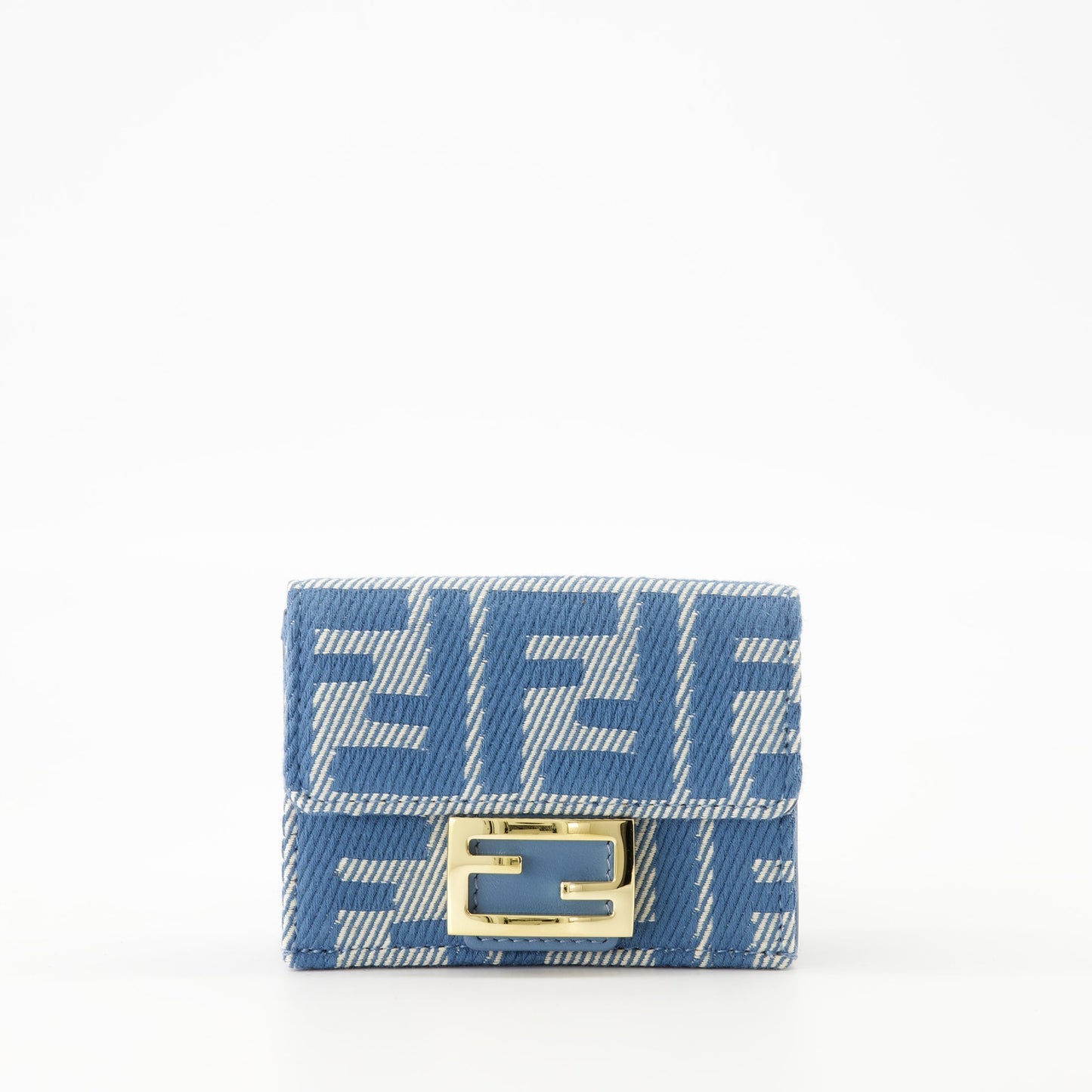 Jacquard Mini Denim Wallet