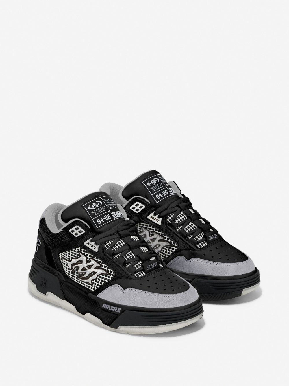 MA-94 Panelled Mesh-Detail Sneakers