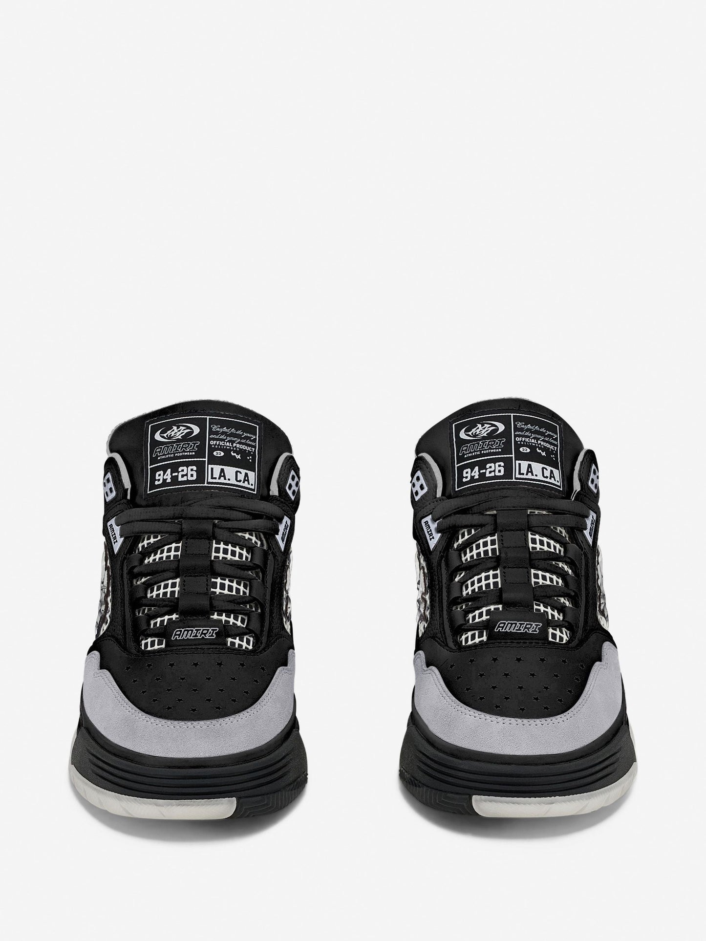 MA-94 Panelled Mesh-Detail Sneakers