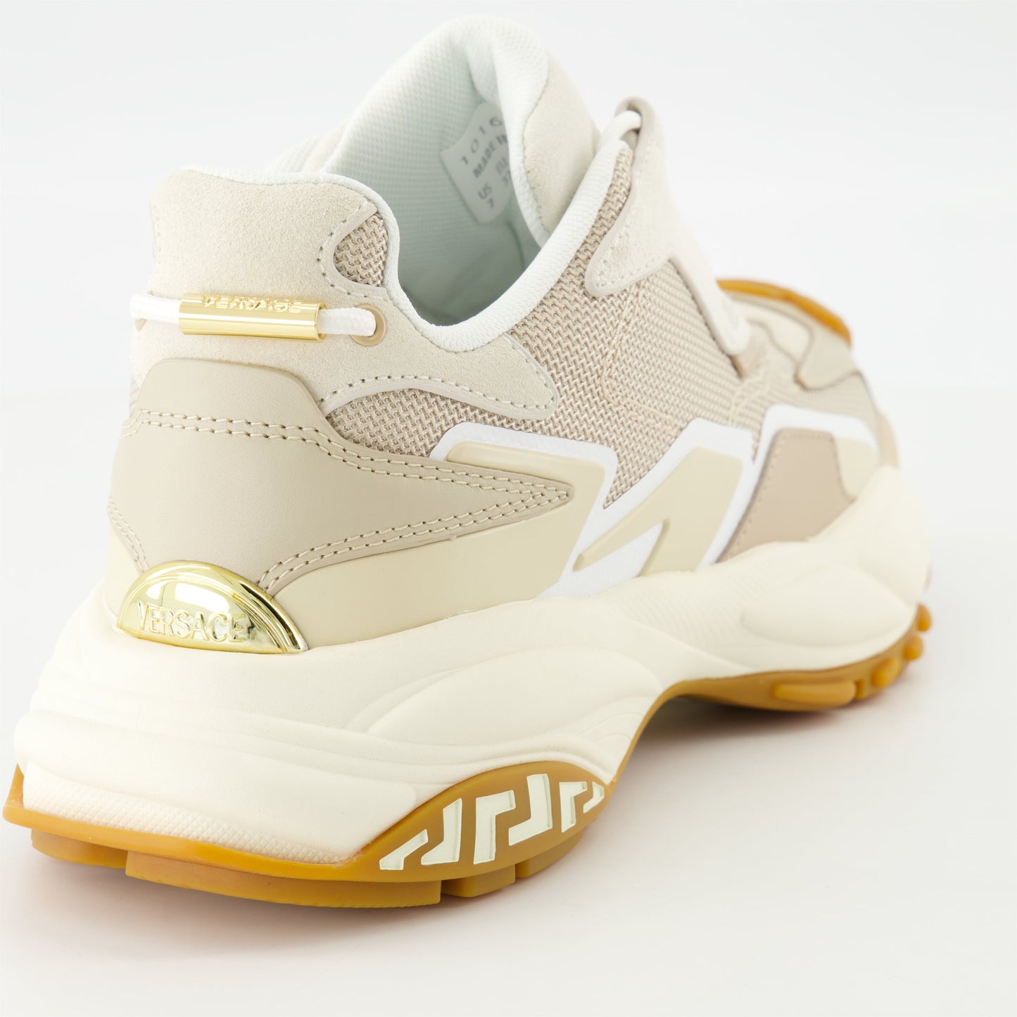 Beige Chunky Runner Sneakers