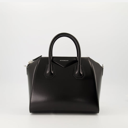Antigona Small Top Handle Bag – Black