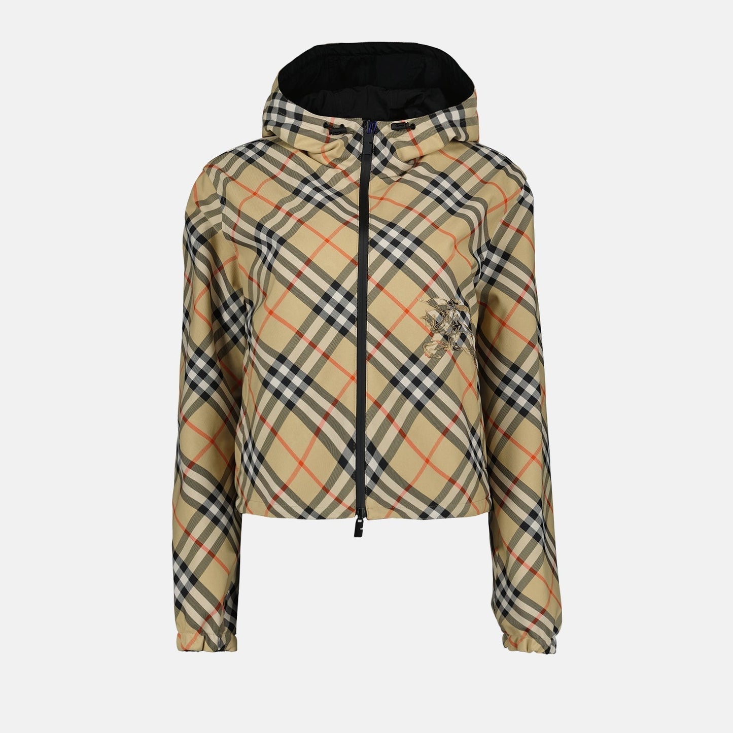 Vintage Check Hooded Jacket