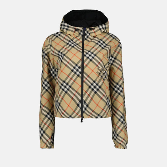 Vintage Check Hooded Jacket