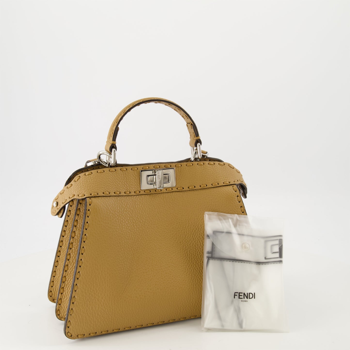 Peekaboo Mini – Mustard Leather