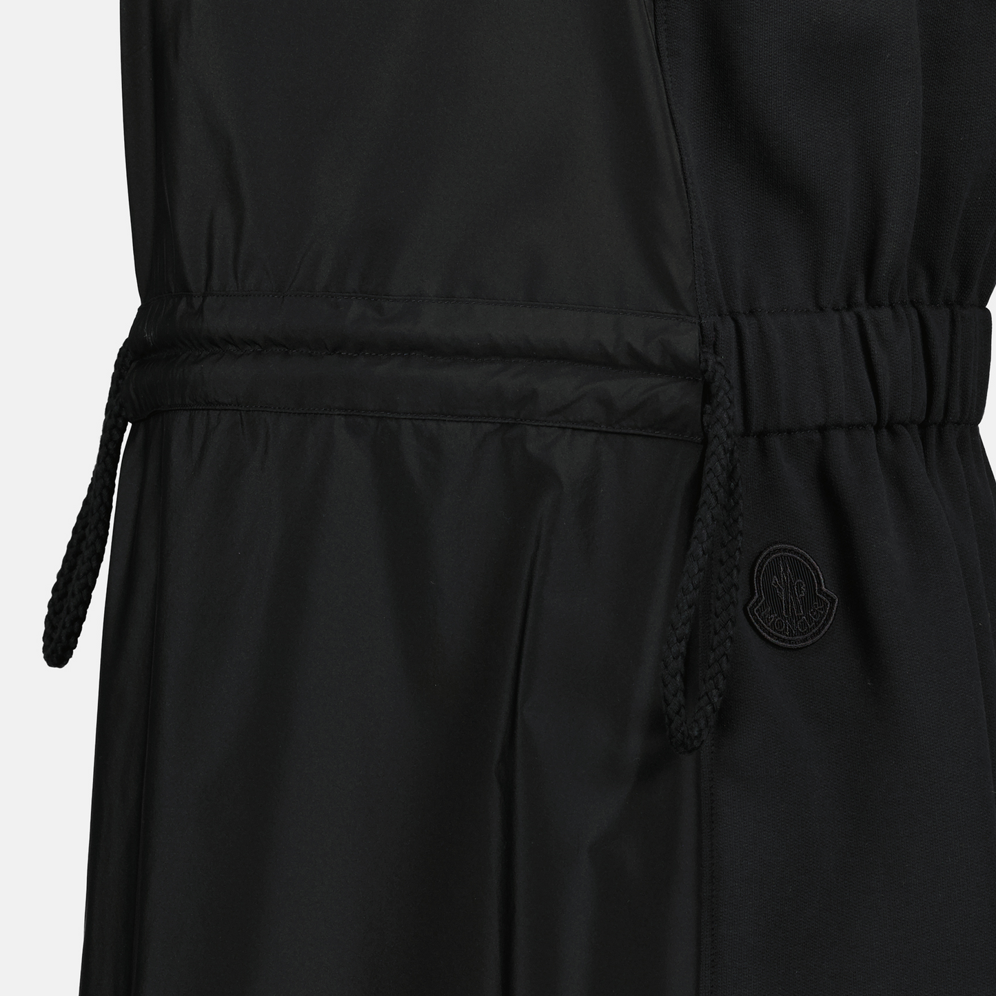 Sleeveless Drawstring Waist Midi Dress
