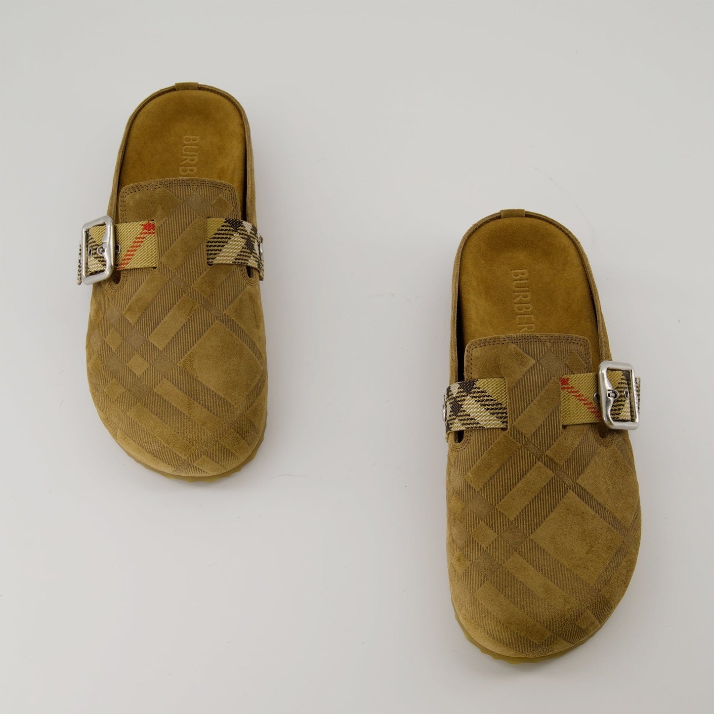 Check Buckle Clogs