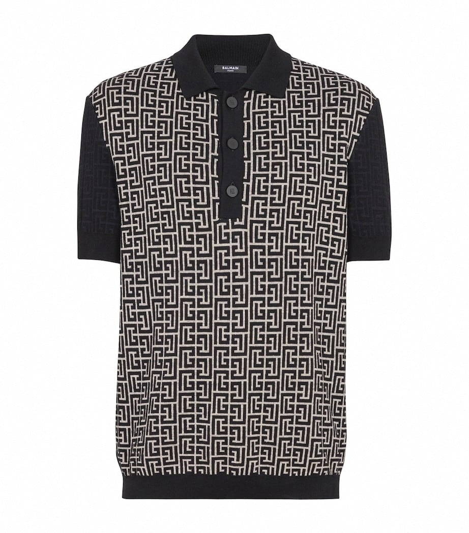 PB Labyrinth Knitted Polo Shirt