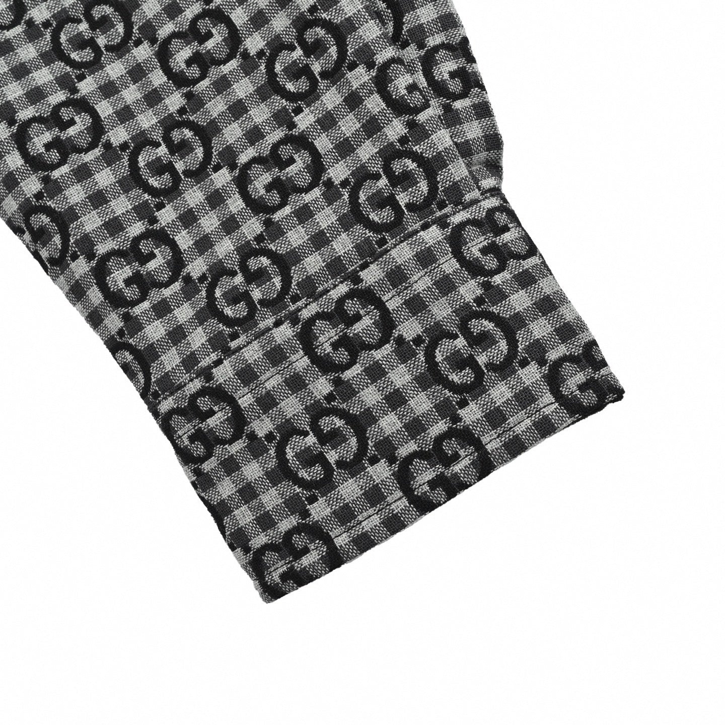 GG Gingham Check Flannel Shirt