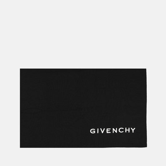 Logo Wool Scarf