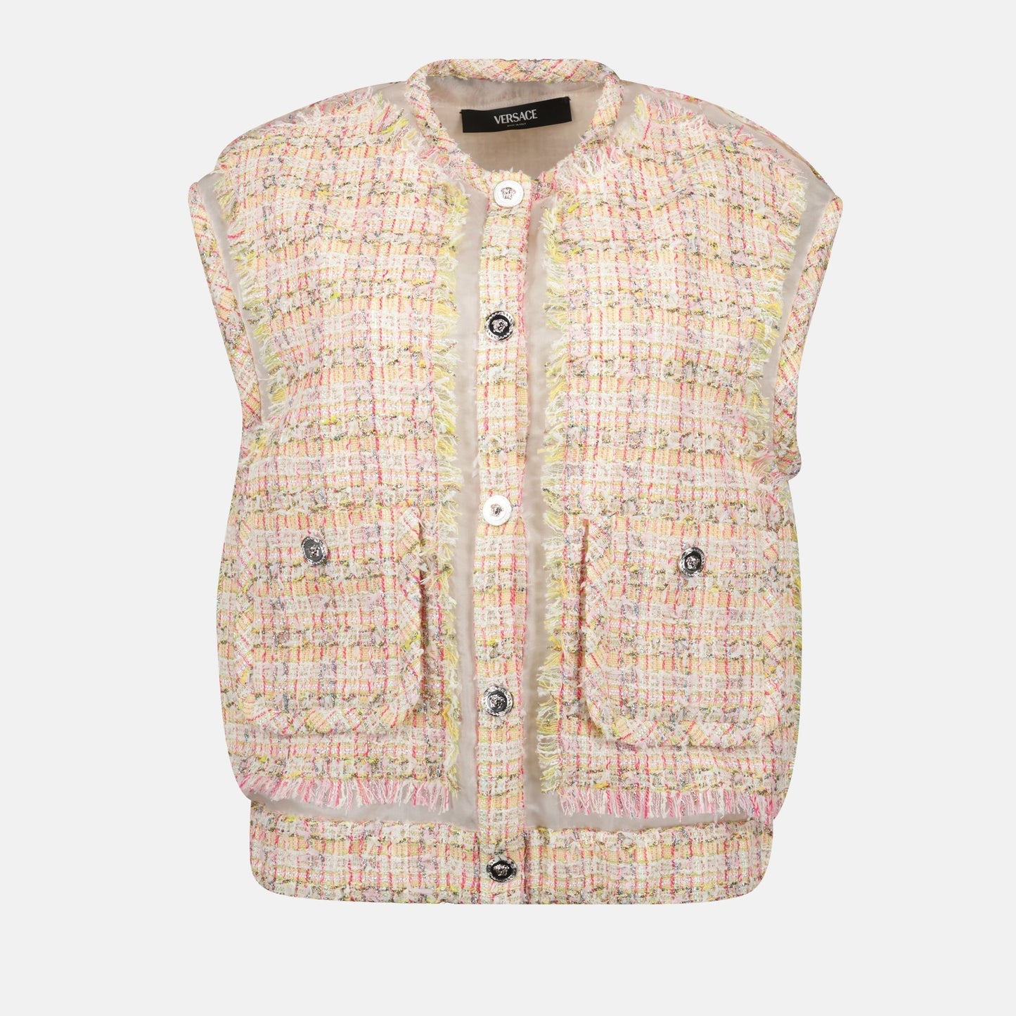 Vest in Multicolor Bouclé