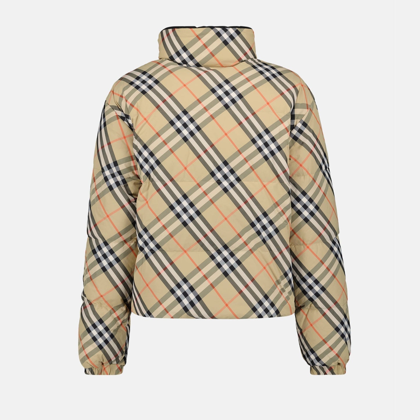 Vintage Check Puffer Jacket