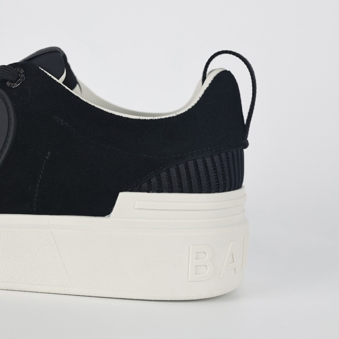 B-Court Sneakers in Black & Ivory Monogram