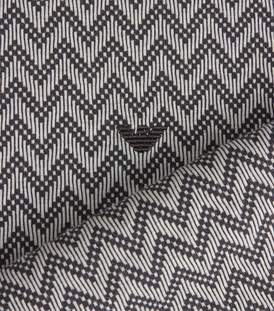 Cotton Chevron Print T-Shirt