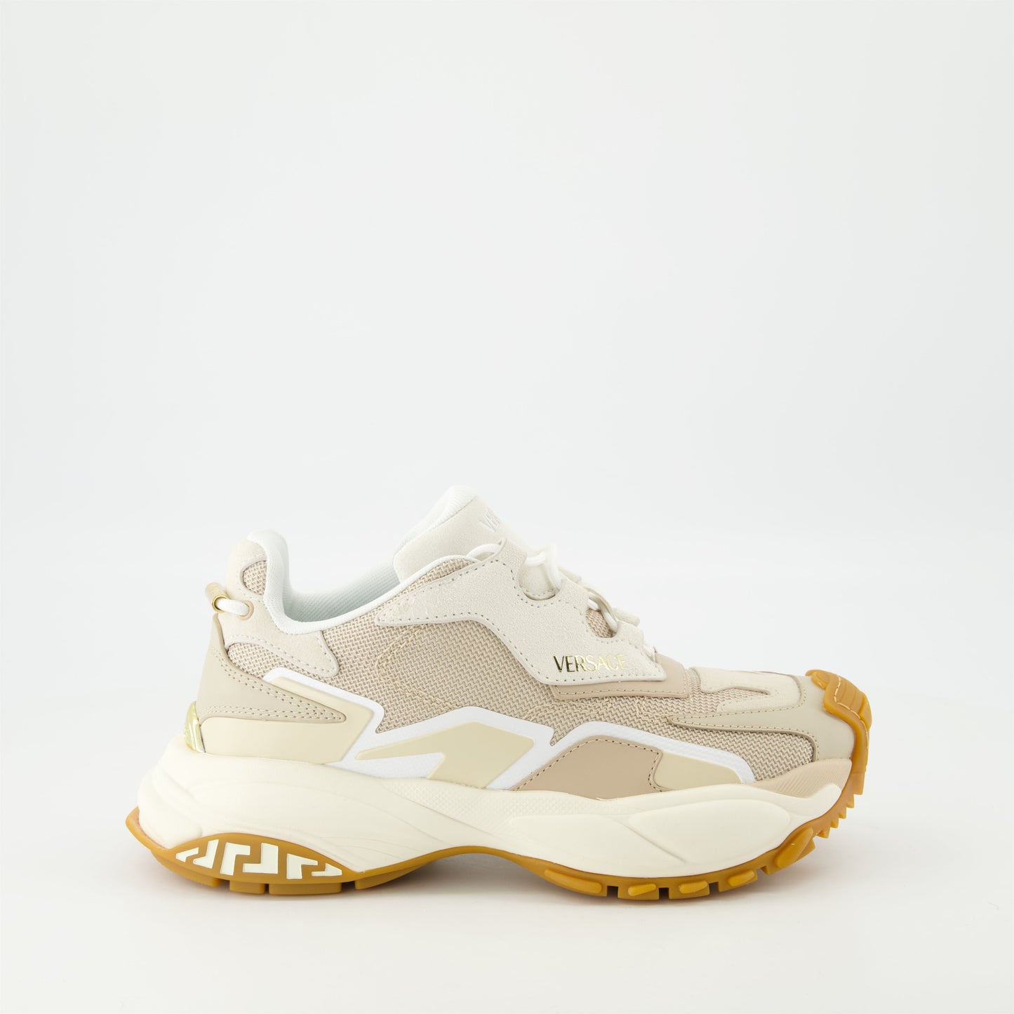 Beige Chunky Runner Sneakers