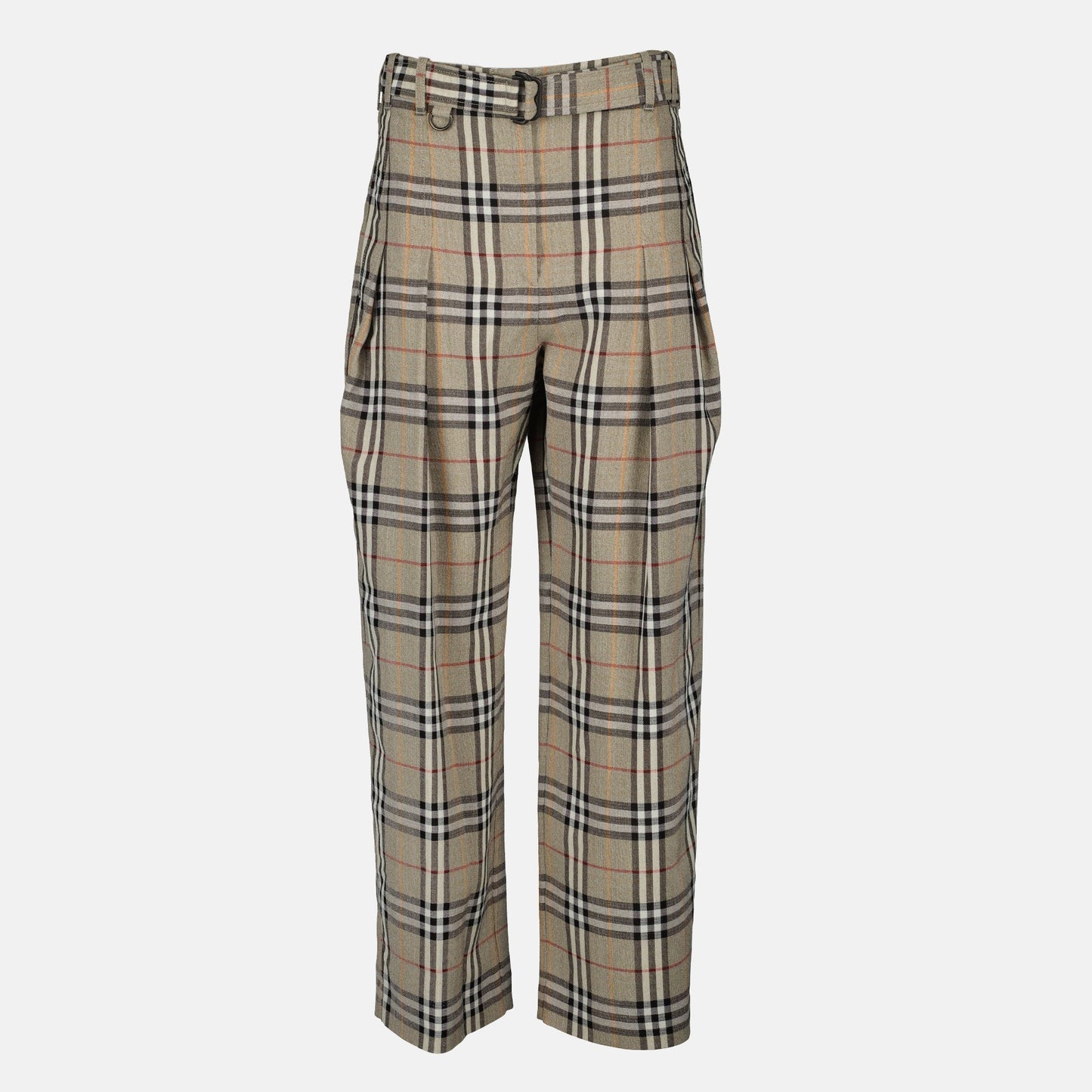 Vintage Check Tailored Trousers