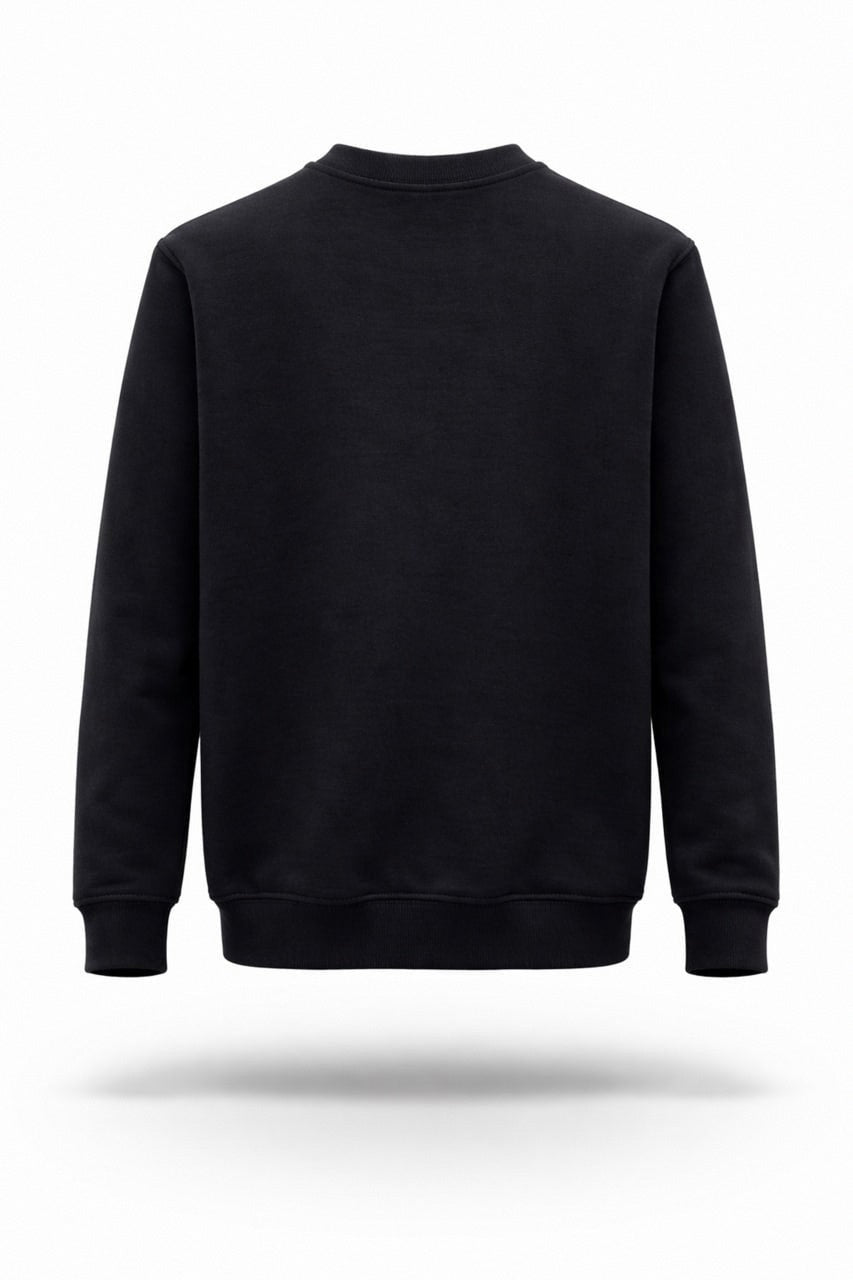 GG Web Stripe Logo Crewneck Sweatshirt – Black