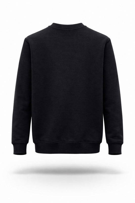 GG Web Stripe Logo Crewneck Sweatshirt – Black