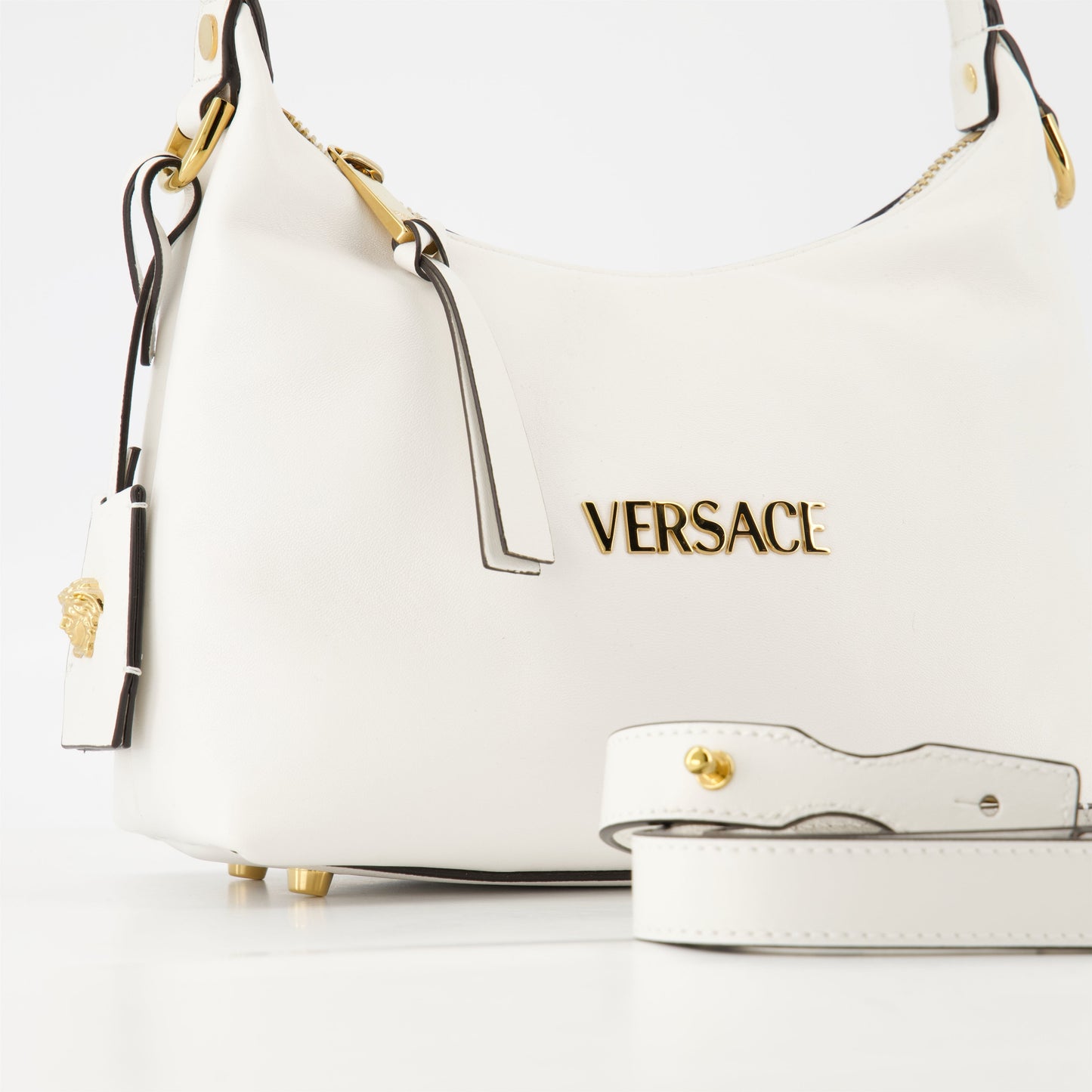 Logo Hobo Bag – White