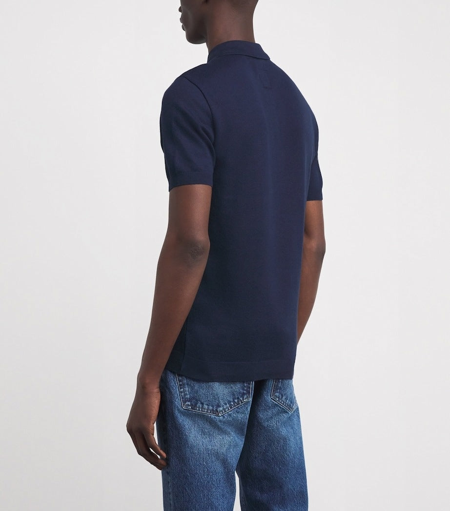 EA Logo Cotton Polo Shirt