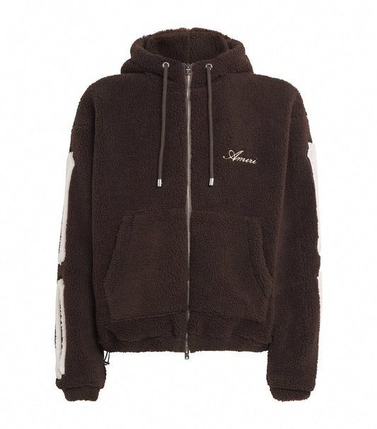 Fleece Bones Zip Hoodie
