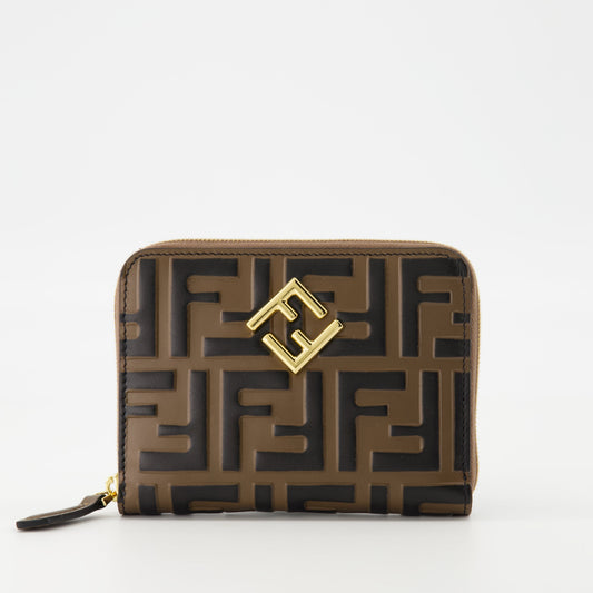 Embossed Zip Wallet