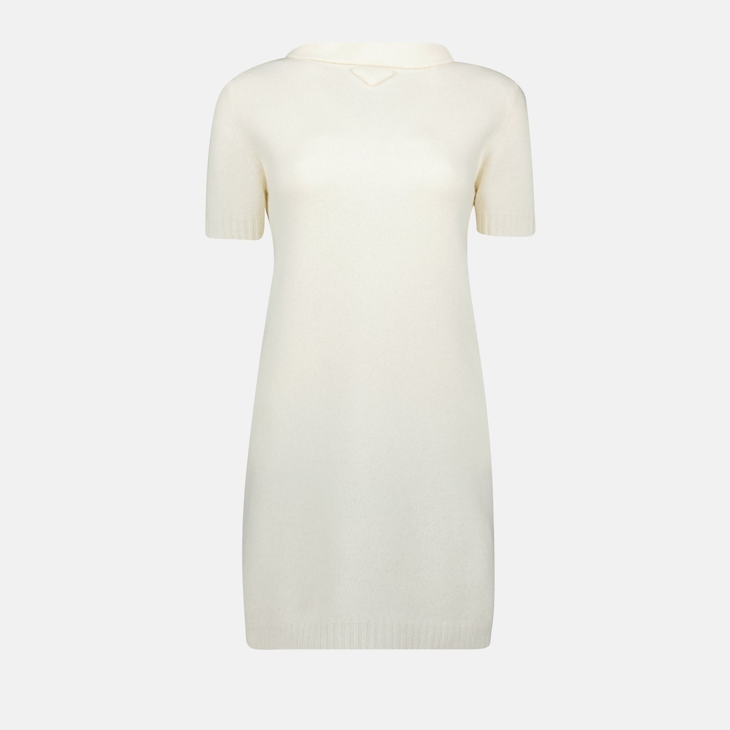 Short-Sleeve Knit Mini Dress